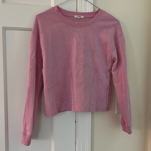 Splendid girls crewneck sweatshirt in pink.